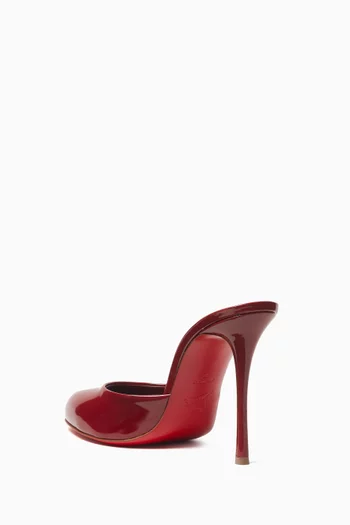 Dolly 100 Mules in Patent Calf Leather