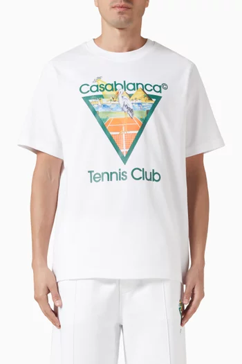 Tennis Club Icon Pyramid Short Sleeve T-Shirt