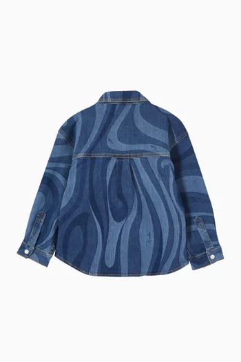 Buttoned Shirt in Denim