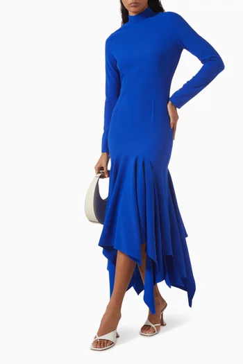 Faye Ruffled Midi Dress