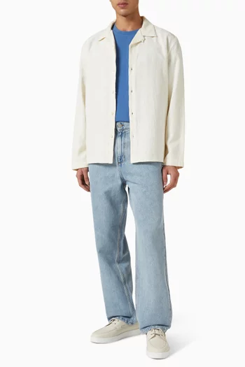 Corey Dobby Check Shirt in Cotton