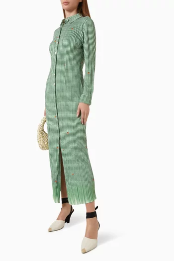 Shirt Maxi Dress in Viscose