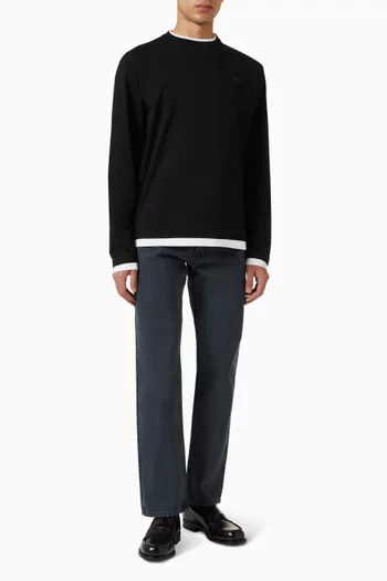 Long-sleeved T-shirt in Cotton