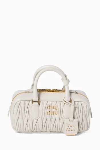 Arcadie Top-handle Bag in Matelassé Nappa Leather