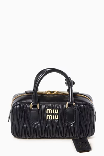 Arcadie Top-handle Bag in Matelassé Nappa Leather