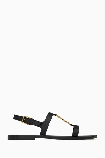 Cassandra Sandals in Smooth Leather