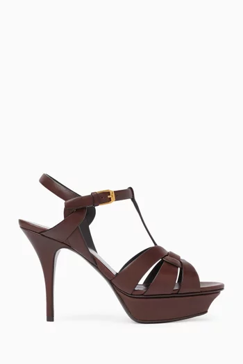 Tribute 135 Platform Sandals in Smooth Leather