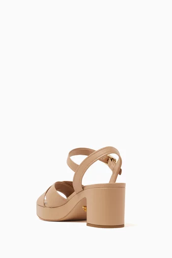 Platform 65 Sandals in Nappa Leather
