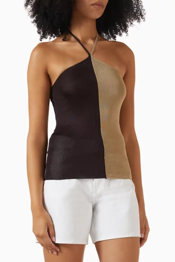 Hana Halter Top in Knit