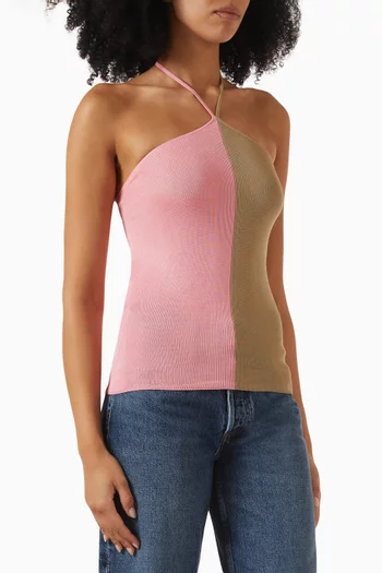 Hana Halter Top in Knit