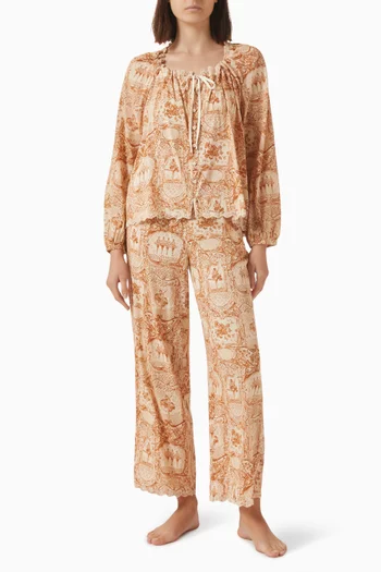 Paloma PJ Set in Cotton-blend