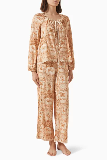 Paloma PJ Set in Cotton-blend