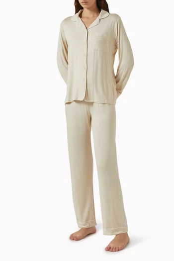 Stretch Pyjama Set in Modal-blend