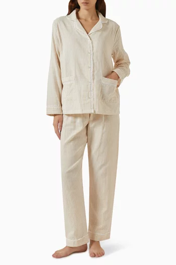 Striped Pyjama Set in Cotton