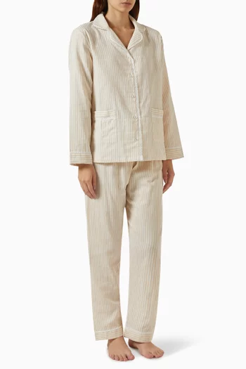 Striped Pyjama Set in Cotton