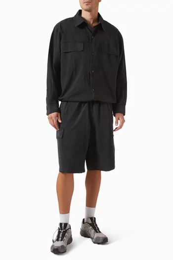 Button-up Shirt in Cotton-blend