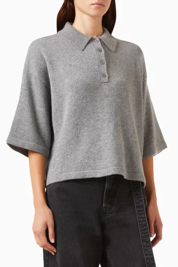 The Academy Polo Shirt in Cashmere