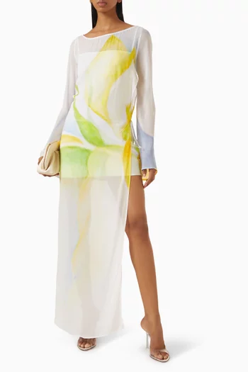 Milou Maxi Dress in Georgette