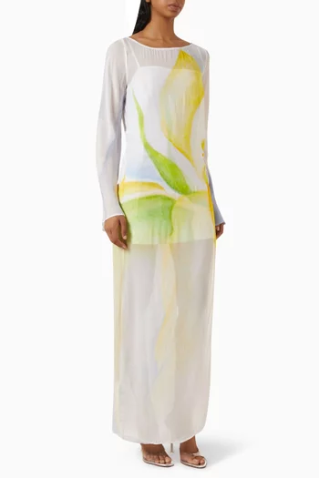 Milou Maxi Dress in Georgette