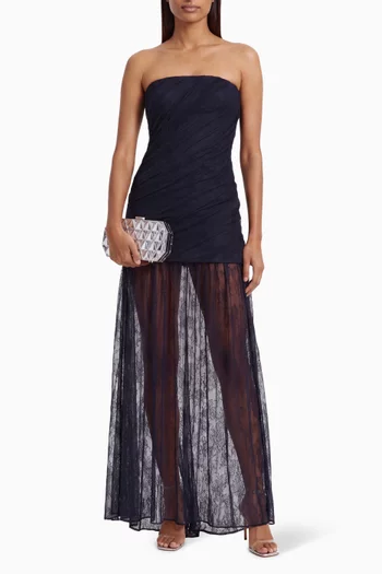Kamryn Strapless Lace Gown