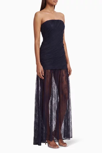 Kamryn Strapless Lace Gown