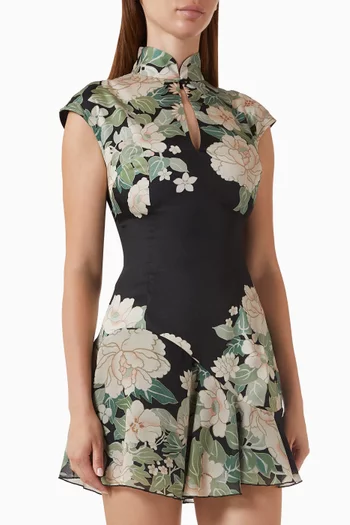 Lili Mini Dress in Chiffon