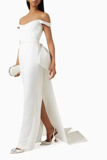 Stefania Gown in Satin