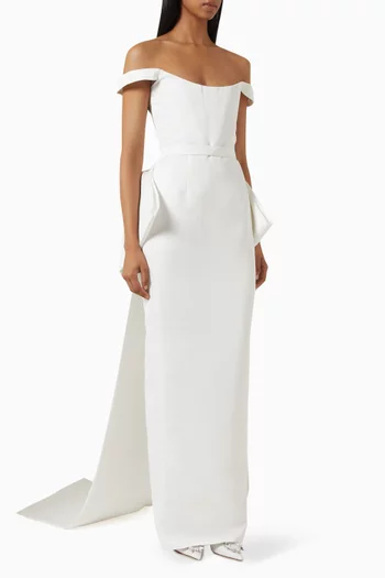 Stefania Gown in Satin
