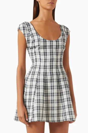 Leila Mini Dress in Cotton Blend