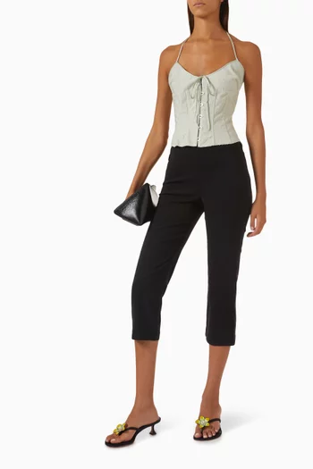 Elora Capri Pants in Rayon Blend
