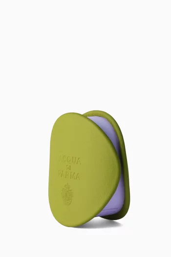 Calfskin Leather Car Diffuser with Lila Case, Jungle Green