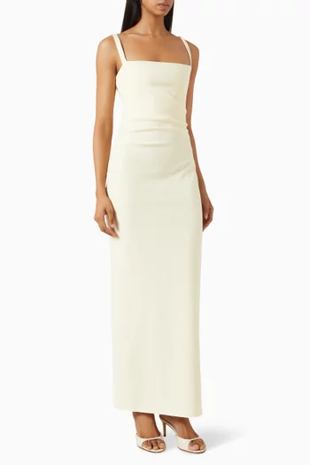 Leora Tuck Maxi Dress