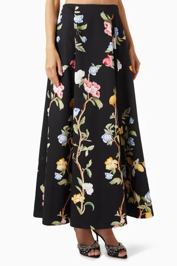 Elina Maxi Skirt in Cotton