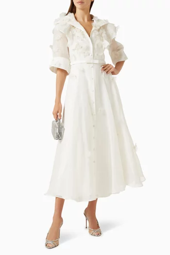 Anya Petal Midi Dress
