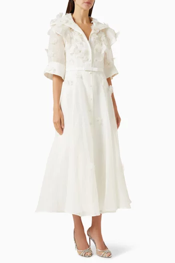 Anya Petal Midi Dress