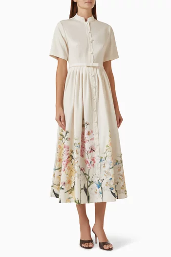 Bianca Printed Midi Dress