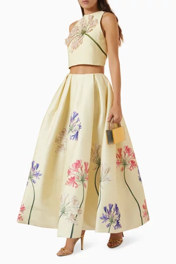 Victoria Puff Maxi Skirt