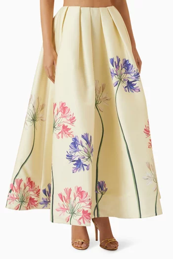 Victoria Puff Maxi Skirt