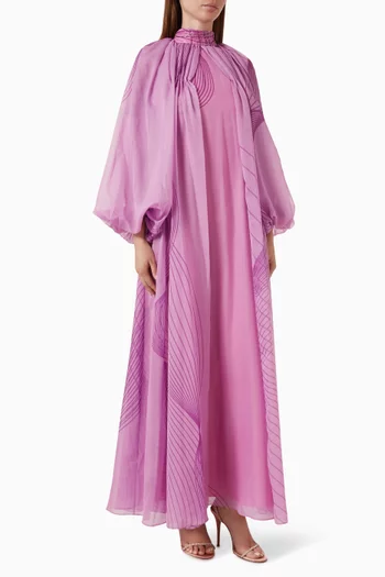 Printed Kaftan in Chiffon