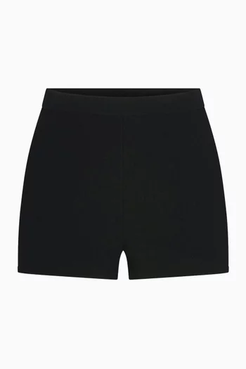 Refined Knit High Waist Shorts