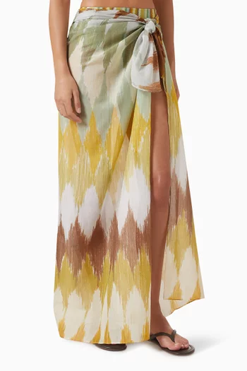 Square Pareo in Organic Cotton