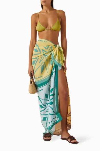 Square Pareo in Silk
