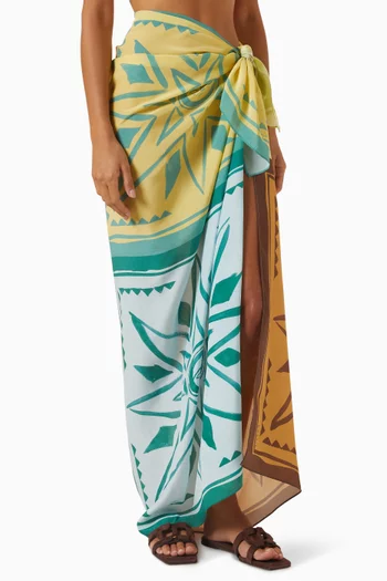 Square Pareo in Silk