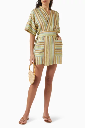 Lennon Mini Dress in Linen