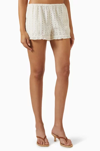 Mia Printed Shorts in Cotton
