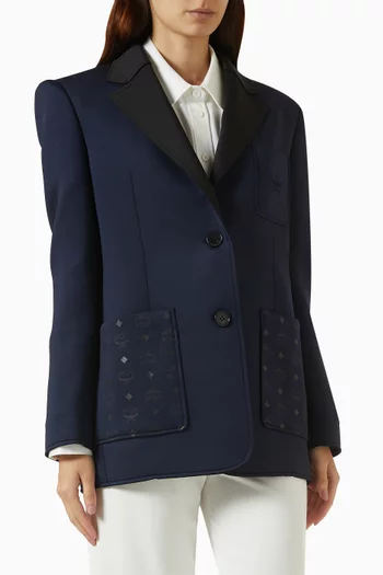 Tailored Jacket in Neoprene