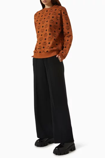 All-over Logo Sweater in Knit