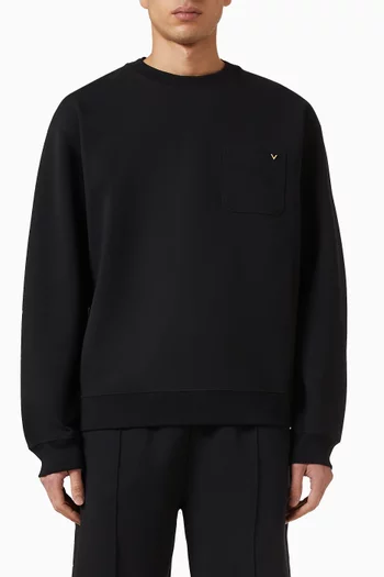 Vgold Sweatshirt in Cotton-blend