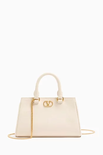 Mini VLOGO Signature Bag in Leather