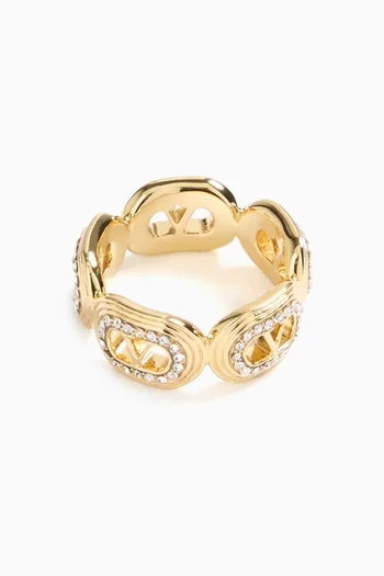 Ovalette Crystal Ring